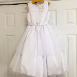 Communion Dress size 7 by Sweetie Pie